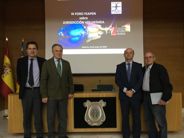 FEAPEN ORGANIZ EN VALENCIA UN FORO SOBRE JURISDICCIN VOLUNTARIA.