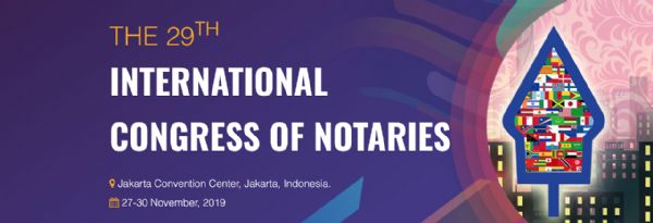 El 29 Congreso Internacional del Notariado ser en Yakarta, Indonesia.